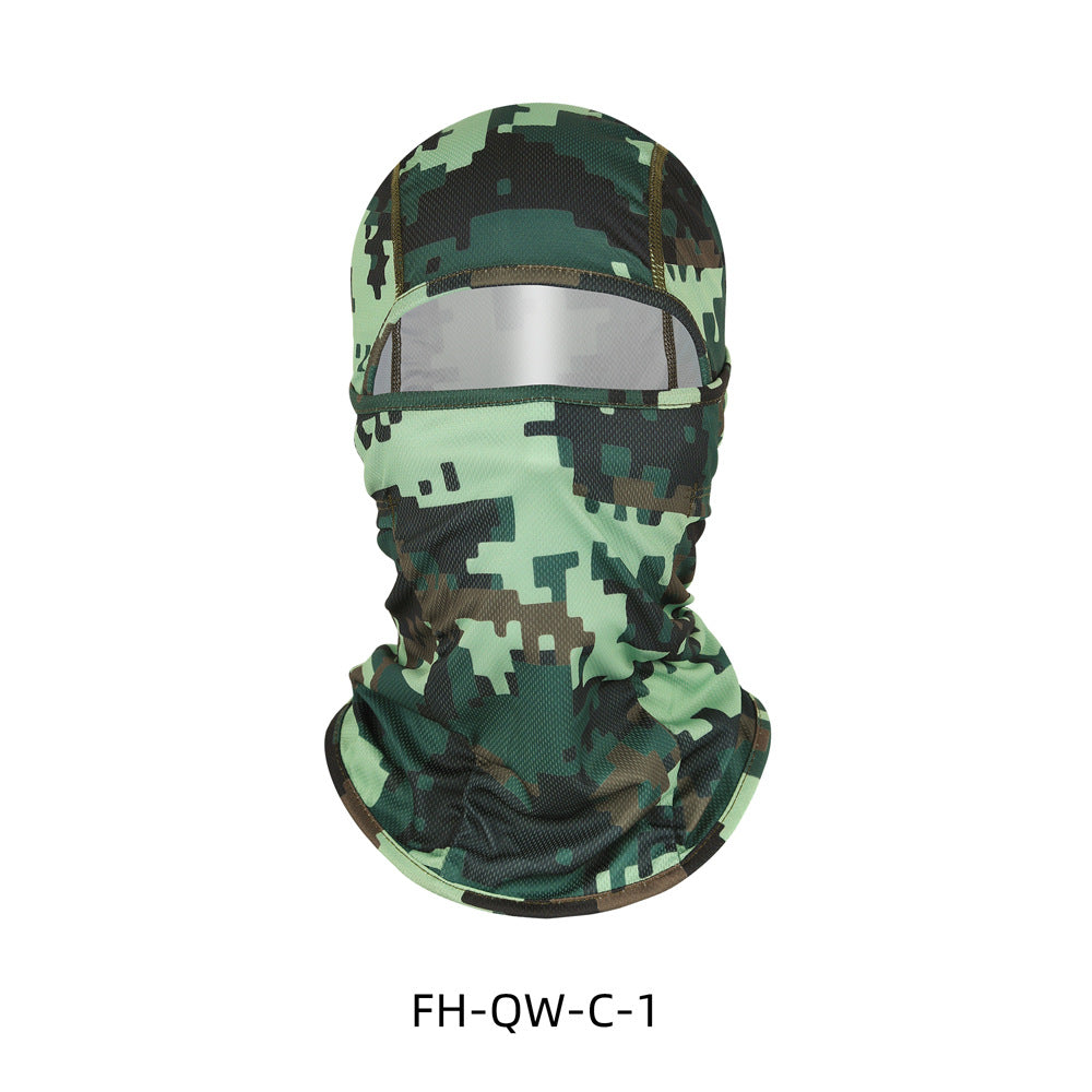 Outdoor Camouflage Headgear Windproof Scarf Tactical Riding Headscarf Fishing Mask Face Mask Balafach
