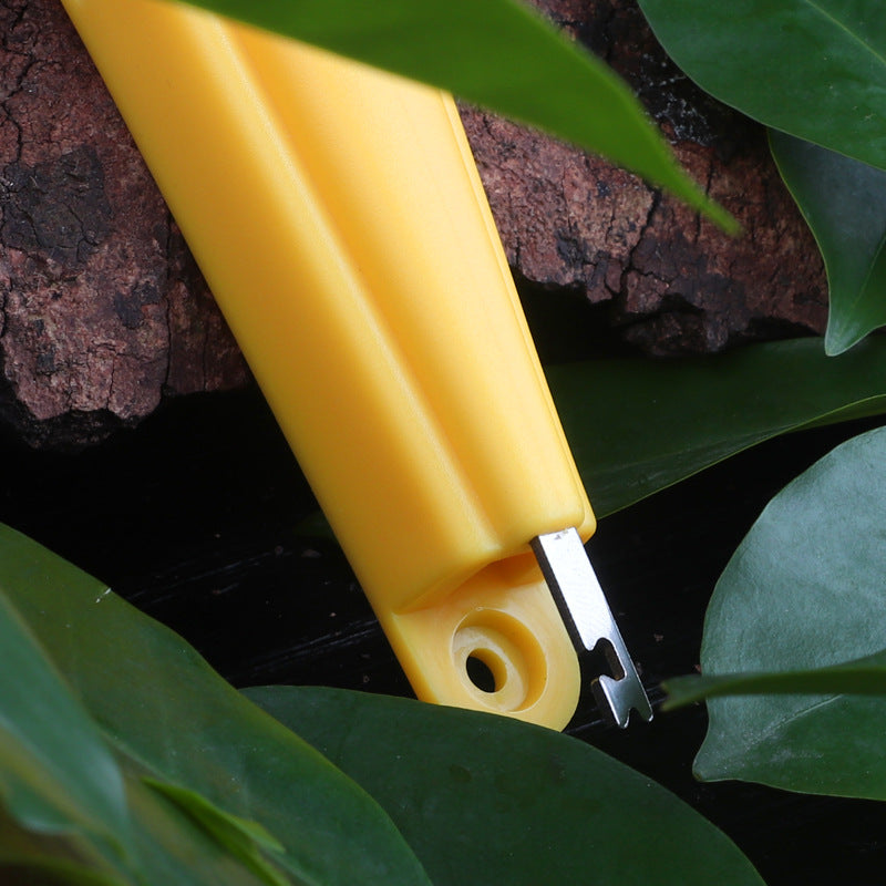 Fishing Special Scissors Rubber-Plastic Two-Color Belt Sleeve Fishing Scissors Decoupling Cutting Line Hook High-Power PU Scissors